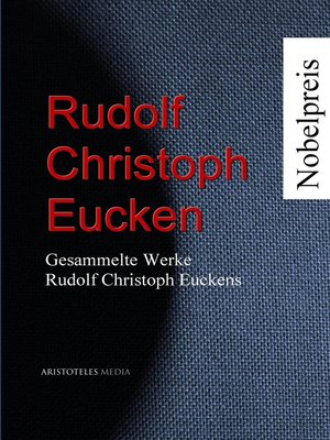 cover image of Gesammelte Werke Rudolf Christoph Euckens